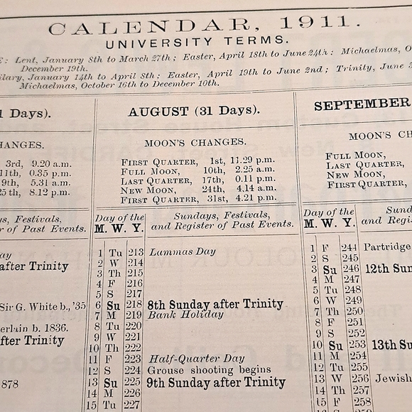 Western Mail Diary 1911 - Picture 4 of 11